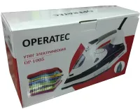 Operatec OP-1005 2200W handheld steam iron with ceramic soleplate and steam regulator for ironing and steaming clothes from mains Purple