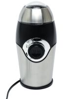 Electric coffee grinder Domotec MS-1107 150W rotary grinder of coffee beans, nuts and spices, manual kitchen coffee mill MS1107 Grey