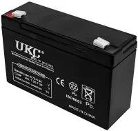 UKC 6V 10Ah WST-10 universal lead-acid battery 6V 10Ah for commercial equipment and toys