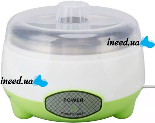 Автоматическая йогуртница Yogurt Maker Machine 15W 1000 мл аппарат для приготовления 7 видов домашнего йогурта, кисломолочных продуктов от сети 1 л
