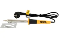 Contact electric soldering iron Mastertool 44-0009 80W electric soldering iron on a stand for joining and soldering parts and wires from the 220V WL-9 network