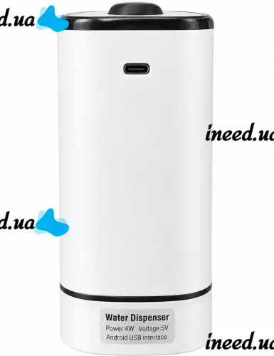 Water Pump XL-1407 Rechargeable Folding Pump: Electric Dispenser for Drinking Water from a Water Cooler Bottle, 4W, Automatic Folding Electric Pump