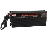 Автомобільний перетворювач інвертор UKC UPS-1800A 12V-230V 1800W автоперетворювач напруги струму AC/DC від мережі та акумулятора 12В 230В