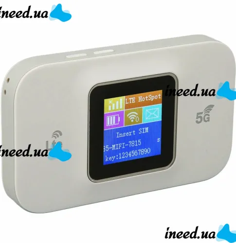 Wireless Mobile Wi-Fi Pro MF68E 4G/5G Cordless Wifi Router with SIM card slot and removable battery