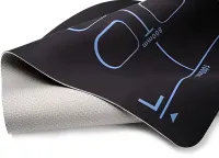Silicone yoga and sports mat TPE OSPORT MS-4590 6 mm anti-slip sports mat with markings for abs and fitness AND 1-53