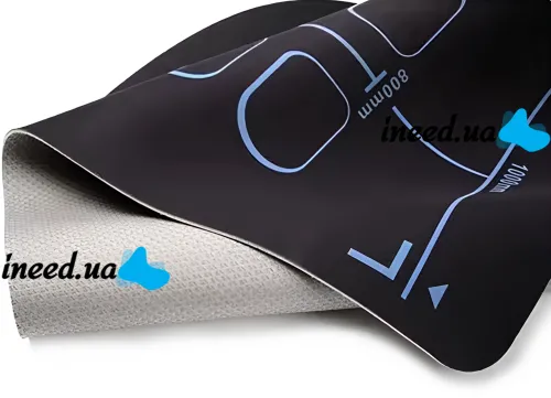 Silicone yoga and sports mat TPE OSPORT MS-4590 6 mm anti-slip sports mat with markings for abs and fitness AND 1-53