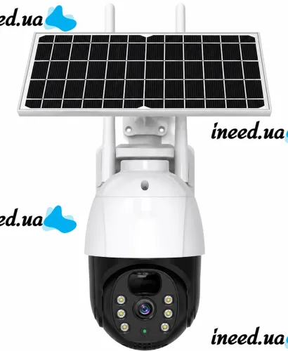 Беспроводная уличная IP камера видеонаблюдения TP8 V380 Pro Solar WI-FI поворотная аккумуляторная видеокамера под сим карту 4G на солнечной батарее
