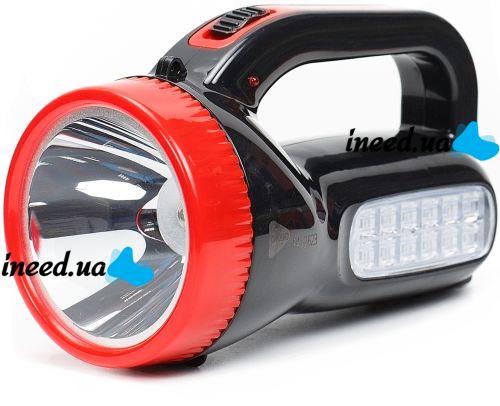 Ручной аккумуляторный фонарь OKGO FA-2623 светодиодный LED с солнечной зарядкой 1500 mAh портативный прожектор 3 режима для кемпинга X Balog BL-2623