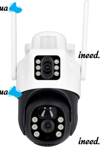Уличная IP камера видеонаблюдения Solar Camera V36 WI-FI поворотная видеокамера с двумя линзами и удаленным доступом от солнечной панели V36
