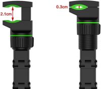 Universal Car Phone Holder Universal Clip 360° Smartphone Mount for Car Rear View Mirror with Rotation Black