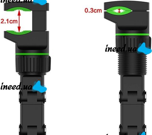 Universal Car Phone Holder Universal Clip 360° Smartphone Mount for Car Rear View Mirror with Rotation Black