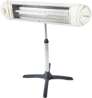 Awox Ecotec 2500W Infrared Electric Heater Quartz Floor Electric Heater, Wall Mounted UFO with Telescopic Leg for Home