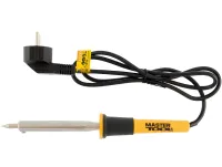 Contact electric soldering iron Mastertool 44-0009 80W electric soldering iron on a stand for joining and soldering parts and wires from the 220V WL-9 network