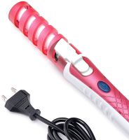 Spiral curling iron for hair styling Domotec MS-4901 device for curls and waves 19 mm cone curling tongs Nova NHC-8558