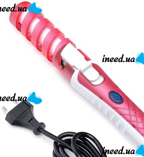 Spiral curling iron for hair styling Domotec MS-4901 device for curls and waves 19 mm cone curling tongs Nova NHC-8558