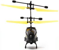 Літаючий вертоліт на радіокеруванні Dynamic Helicopter LH - 1804 2 в 1 акумуляторна дитяча іграшка з управлінням браслетом і підсвічуванням USB LH1804