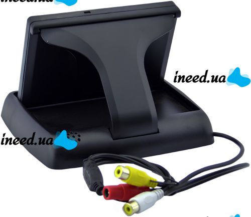Автомобільний монітор Monitor 4085 LCD 4.3 " дюйма складаний екран для Камери заднього виду на торпеду, розкладний дисплей TFT автомонітор в машину