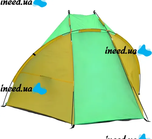 Пляжная двухместная палатка-тент Ракушка Send Tent WM-0T103 Зеленая 210×120×105 см автоматическая туристическая тент палатка с каркасом для кемпинга