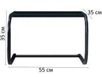 Настільна Полиця стелаж для мікрохвильовки Multifunctional Microwave rack AND979, кухонний органайзер над мікрохвильовою піччю СВЧ для дрібниць Чорна