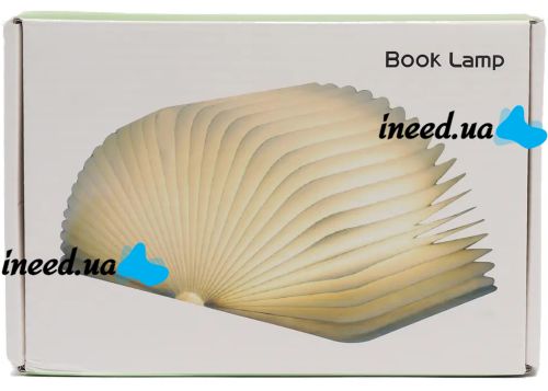 Світильник нічник книга Book Lamp складна світлодіодна настільна LED лампа у формі книжки з USB-зарядкою на акумуляторі, нічна книга-світильник