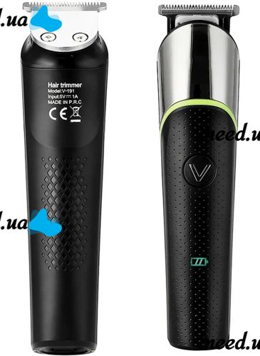 Аккумуляторная машинка для стрижки волос VGR V-191 беспроводной мужской триммер для стрижки и окантовки бороды и усов со сменными насадками USB V191