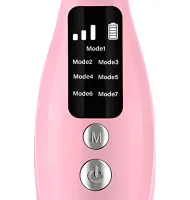 Neck Beauty Device HY69 7 modes myostimulator for face and neck skin tightening and lifting with display and back light