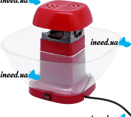 Popcorn Maker Machine Popcorn Maker KA2018 1200W home electric mini popcorn maker, portable popcorn maker from the MA-5 network Red