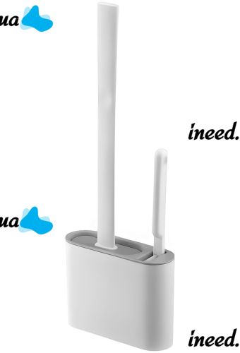Set of brush and brush Cleaner Toilet Brush RD-5763 hanging Silicone flexible Brush on a stand with a wall mount for cleaning the toilet bowl HA-179