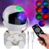 Sedentary Laser Night Light Projector Astronaut with Star Astro Star Mini HR-F3 White Mini Lamp Astronaut with Starry Sky Projection and Remote Control