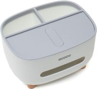Настільний контейнер для серветок Ecoco E2009 серветниця органайзер для зберігання дрібниць із тримачем, підставкою для телефона Tissue Box AND-117