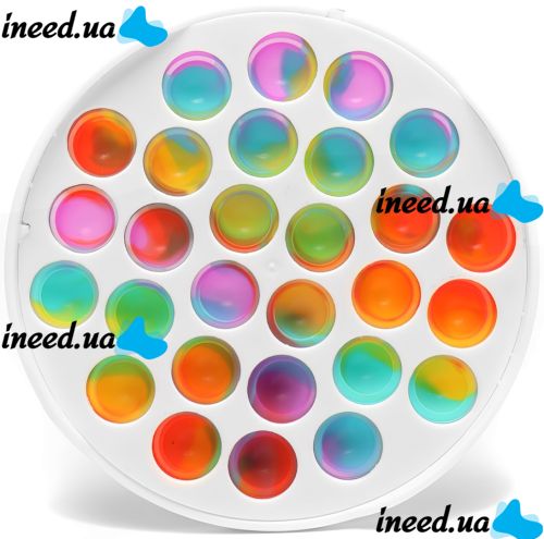 Simple Dimple T-104 children's anti-stress toy Simple Dimple T-104 developmental silicone Simple Dimple for stress relief, sensory Circle for children from 3 years Pop it