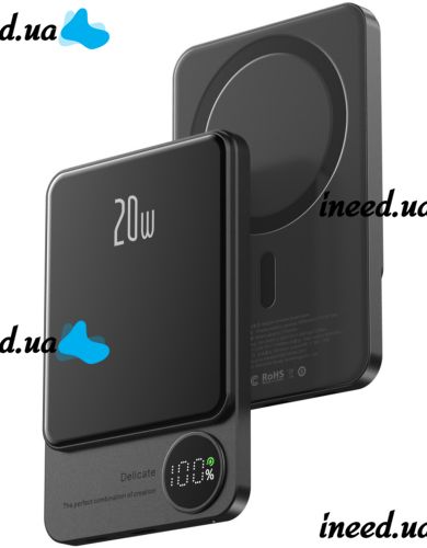 Wireless Magnetic Power Bank Power Bank Q9 20W MagSafe 10000 mAh External Battery USB Type-C Lightning Charger for IOS Android