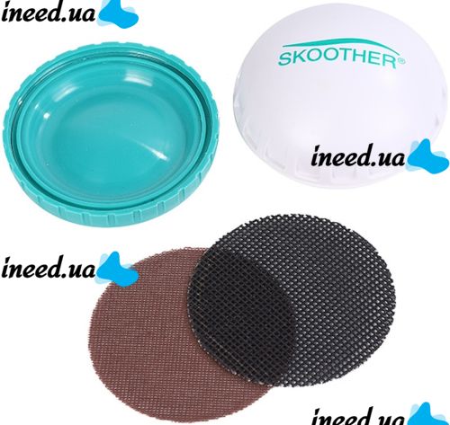 Manual pumice stone for roughened skin Skoother Skin Smoother ML-103 is a tool for smoothing and removing calluses and corns with replaceable nozzles