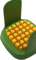Подрібнювач для овочів Vegetable Chopper 2 в 1 кухонна Ручна овочерізка з двома змінними насадками для нарізки картоплі на скибочки і кубики