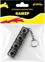 Брелок антистресс кейкап Switch Keychain SK-04 игрушка кликер с 4 механическими клавишами, карабином для ключей и RGB подсветкой Черная Jedel
