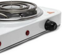 Настільна двоконфорочна електроплита Hot Plate Electric Cooking JX-2020b спіральна плита на 2 конфорки 5 режимів 2000W з термостатом індикатором