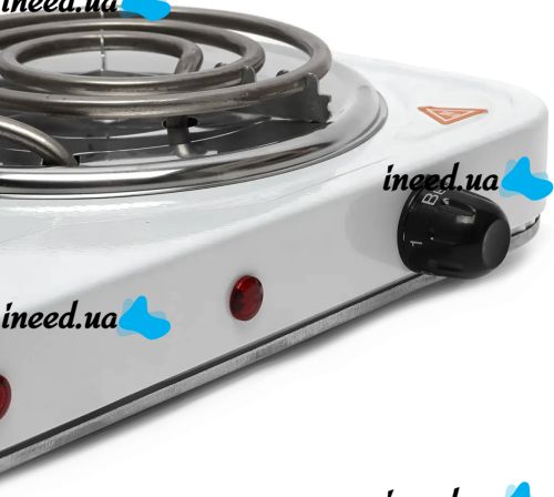 Настільна двоконфорочна електроплита Hot Plate Electric Cooking JX-2020b спіральна плита на 2 конфорки 5 режимів 2000W з термостатом індикатором