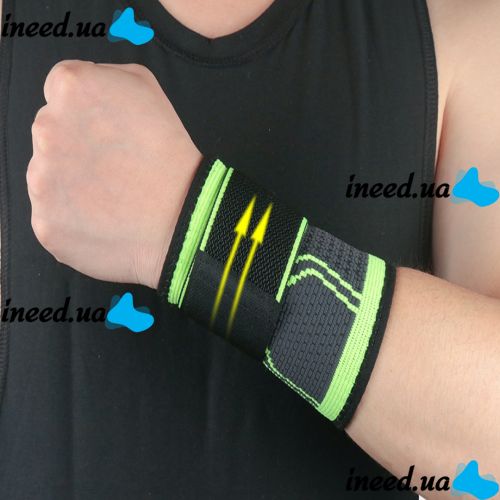 Sibote Wristbands ST-2505 Wrist Support: Elastic Wrist Bandage for Sprains, Wrist Brace with a Securing Strap