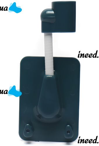Настінний тримач для душової лійки Shower Holder AND - 129 універсальне обертові кріплення з 2 гачками для ручного душу на присоску у ванну