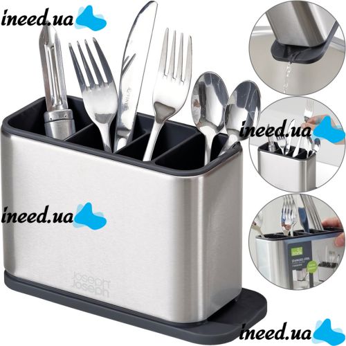 Joseph AND586 Cutlery Organizer Table Collapsible Knife Storage Stand Kitchen Container Spoon Fork Dryer for Kitchen