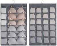 Підвісний органайзер для зберігання спідньої білизни Hanging Organizer підвісний 2-х сторонній тримач з кишенями і вішалкою на 30 відділень у шафу