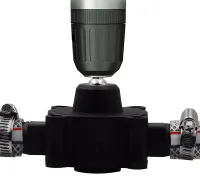 Sturmax DWP001 Drill-Mounted Pump Attachment for Transferring Fuel and Water, 19/16 mm Fitting—Universal Drill-Mounted Pump for Delivering Liquids at 20–30 L/min 