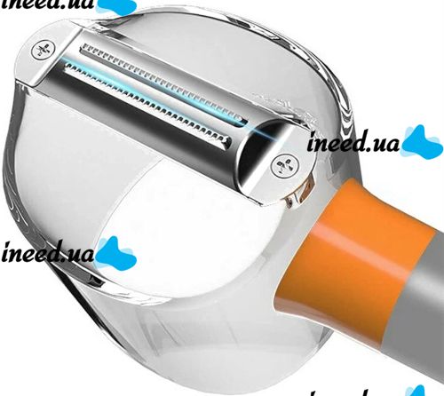 Кухонна овощечистка для видалення шкірки Store Fruit Peeler Ручна вертикальна машинка для чищення шкірки овочів і фруктів з контейнером для очисток
