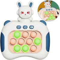 Дитяча іграшка головоломка Quick Pop It Baby Bunny Інтерактивна електронна приставка антистрес поп ІТ для зняття стресу на батарейках від 3-х років