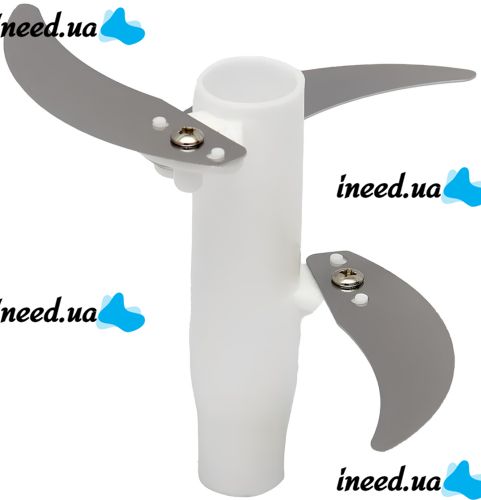 Ручний подрібнювач овочів Food Processor RM-U-A004 2000мл кухонний міні блендер з трьома лезами і контейнером для подрібнення продуктів FPC-01