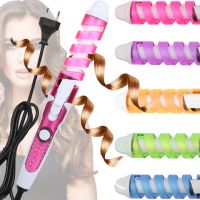 Spiral curling iron for hair styling Domotec MS-4901 device for curls and waves 19 mm cone curling tongs Nova NHC-8558