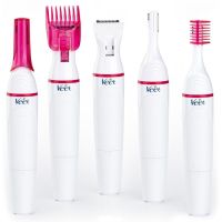 Women's electric trimmer Veet Sensitive Precision Expert epilator for face and body, electric shaver with replaceable nozzles Sweet Sensitive