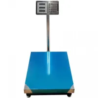 Electronic trade scales Domotec up to 350 kg 40x50, commodity platform, bazaar scales up to 300 kg with stand