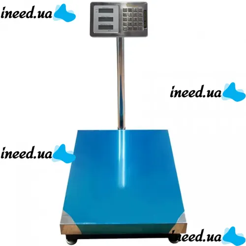 Electronic trade scales Domotec up to 350 kg 40x50, commodity platform, bazaar scales up to 300 kg with stand