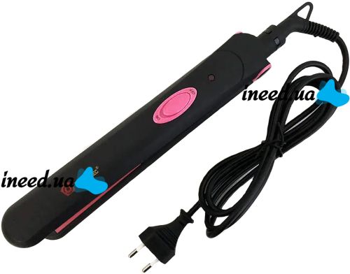 Iron curling iron for hair straightening Domotec MS-4908 45W straightener for styling and alignment with rapid heating, ceramic device forceps MS4908
